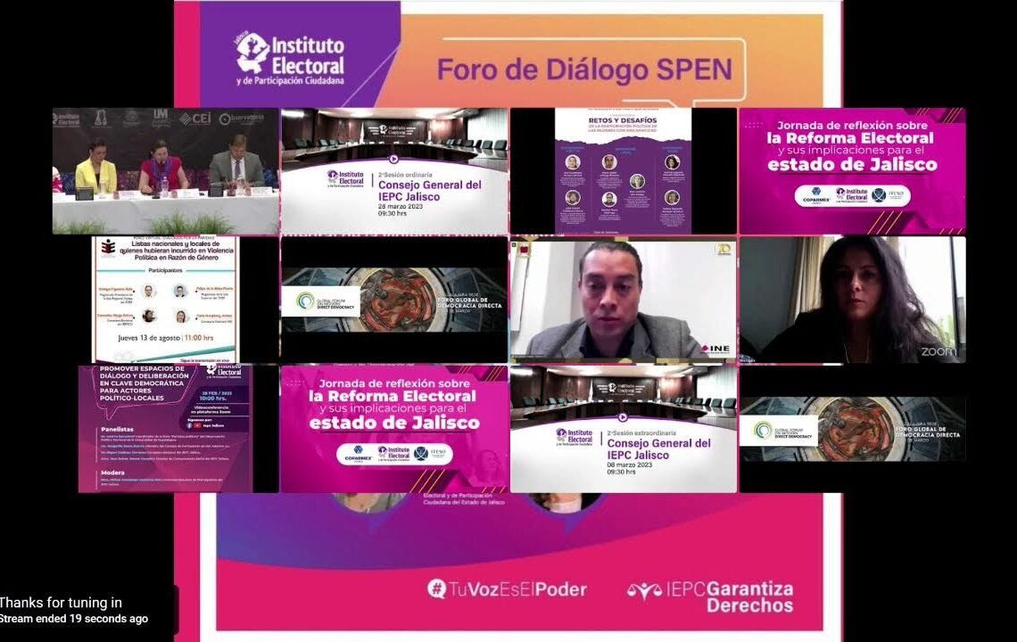 FORO DE DIÁLOGO “VIOLENCIA POLÍTICA CONTRA LAS MUJERES EN RAZÓN DE GÉNERO” 31 marzo 2023