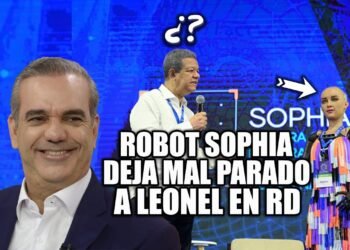 Robot Sophía deja mal parado a Leonel Fernández con pregunta que luego quiso maquillar!!!