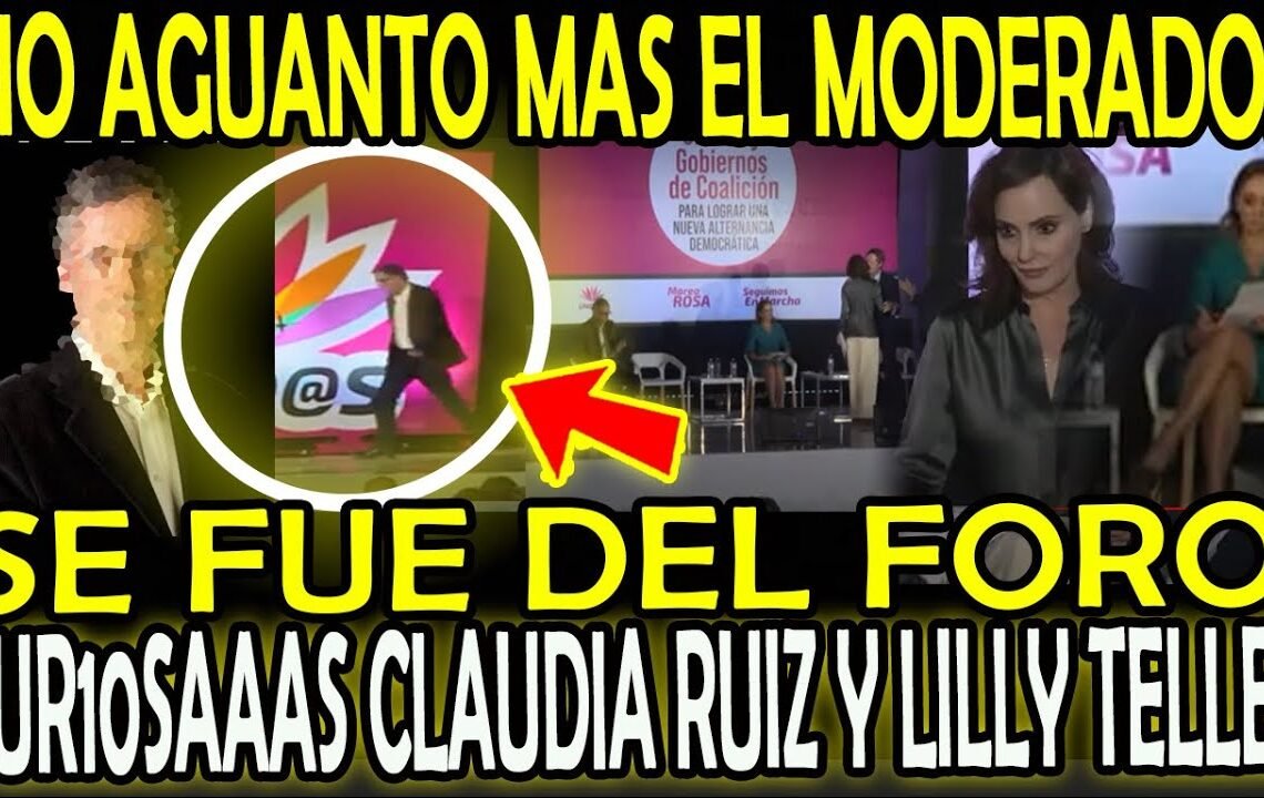 ¡NO AGUANTO MAS SE FUE DEL FORO FUR10S4AAAS LILLY TELLEZ Y CLAUDIA RUIZ!