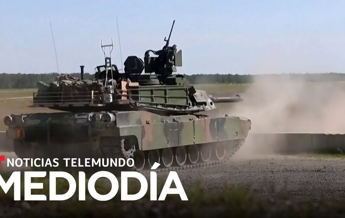 Rusia reacciona al envío de poderosos tanques a Ucrania | Noticias Telemundo