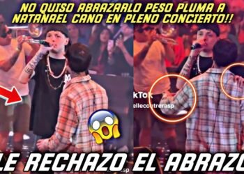 PESO PLUMA RECHAZA UN ABRAZO DE NATANAEL!! EN SU CONCIERTO EN HERMOSILLO