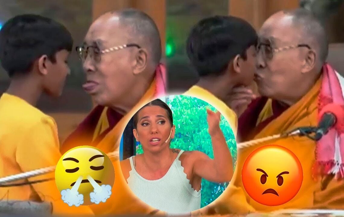 Escándalo con Dalai Lama: En una ceremonia besó en la boca a un niño y desató la polémica