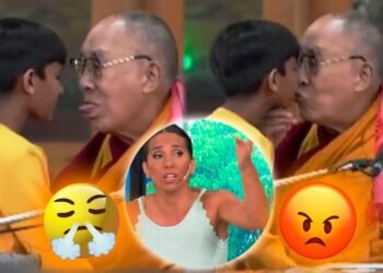 Escándalo con Dalai Lama: En una ceremonia besó en la boca a un niño y desató la polémica