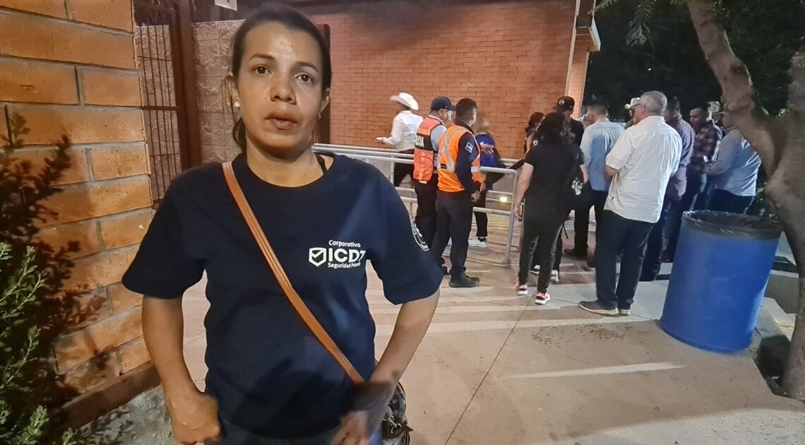 Hermosillo: Migrante venezolana consigue empleo como guardia en ExpoGan
