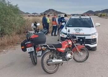 Conductor impacta a motociclista que transitaba al sur de Hermosillo