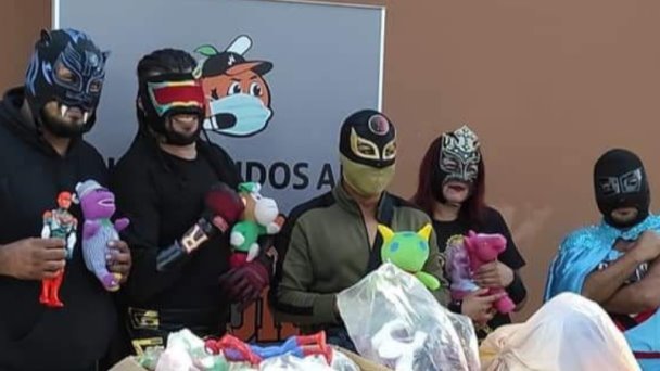 Luchadores realizan colecta de juguetes para el Día del Niño; ¿cómo ayudar? Luchadores realizan colecta de juguetes para el Día del Niño; ¿cómo ayudar?