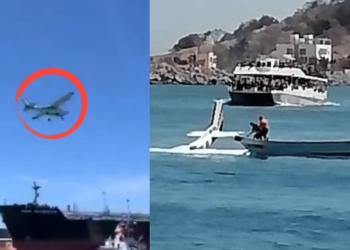 Video: avioneta cae al mar en Mazatlán y bebé pierde la vida