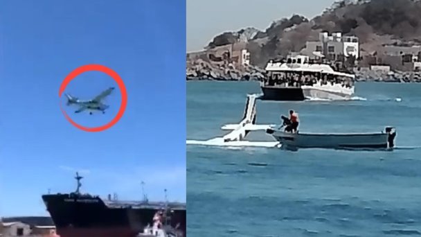 Video: avioneta cae al mar en Mazatlán y bebé pierde la vida Video: avioneta cae al mar en Mazatlán y bebé pierde la vida