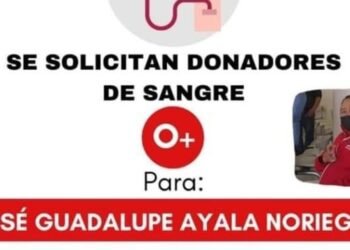 Socorrista de la Cruz Roja pide donadores de sangre para cirugía