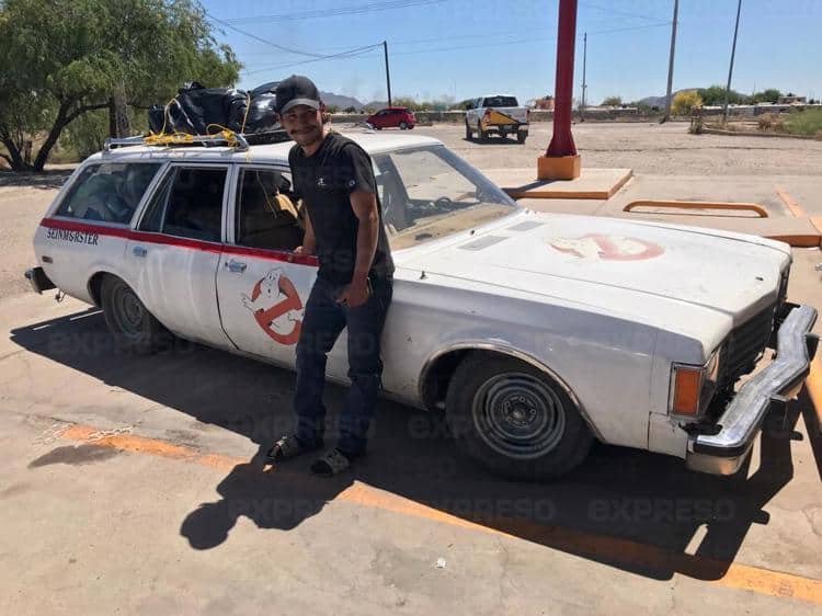 El Ecto-1 de los cazafantasmas se dirige a la Playa del Colorado