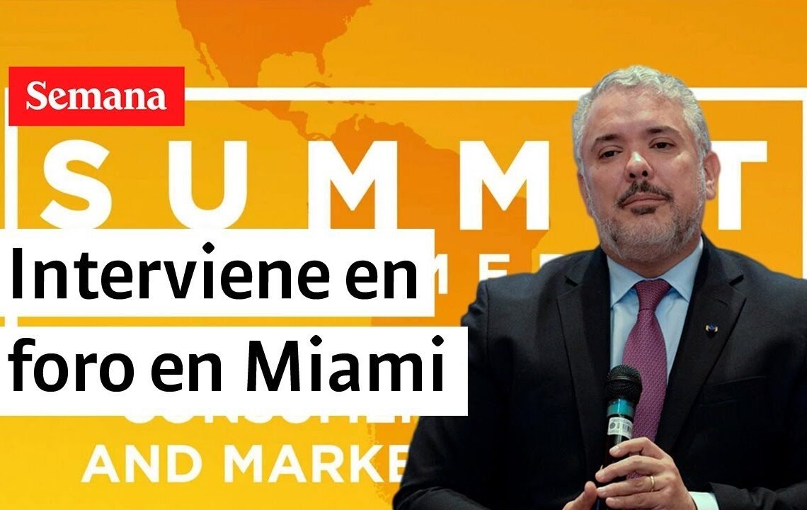 Expresidente Duque participa como orador en el Summit Latin América en Miami