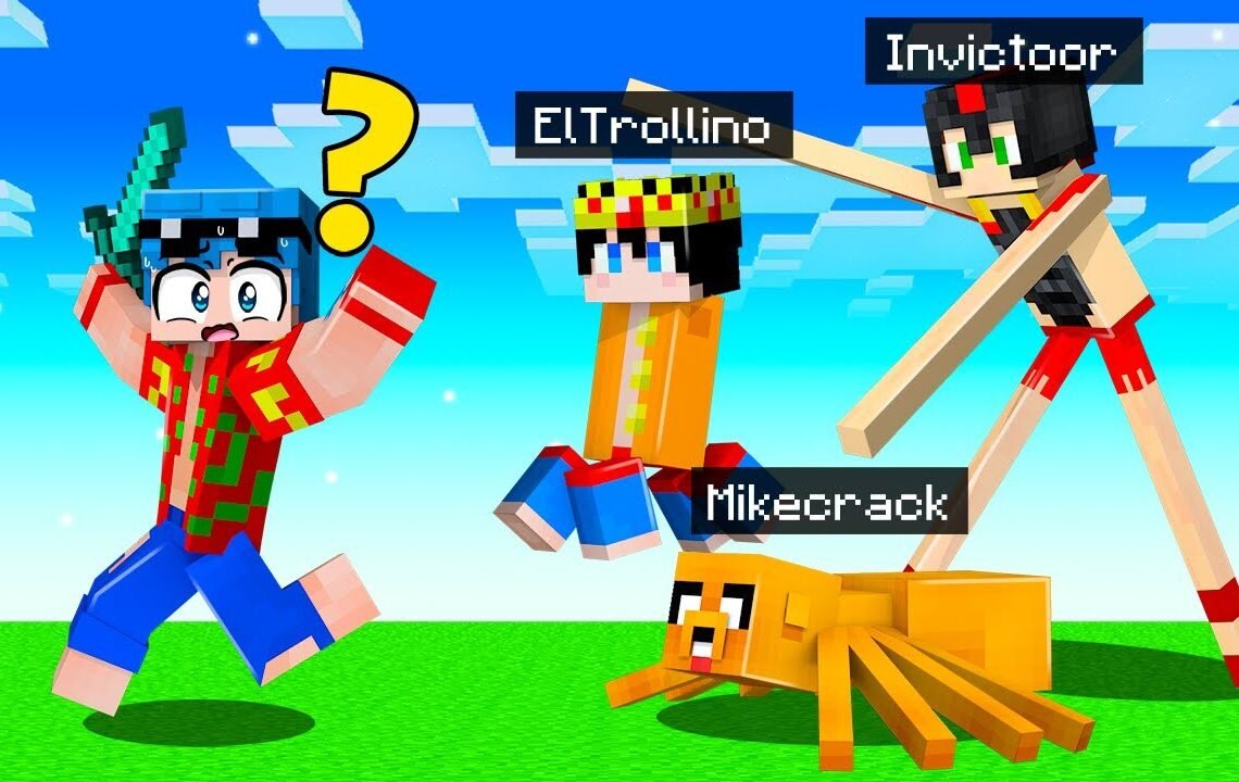 Trolleé a Mi AMIGO en EL MEJOR ESCONDITE de MOBS 😂 Los COMPAS en MINECRAFT