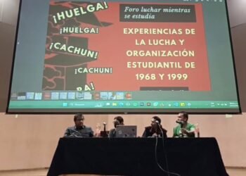 Foro la experiencia de la lucha y la organización estudiantil