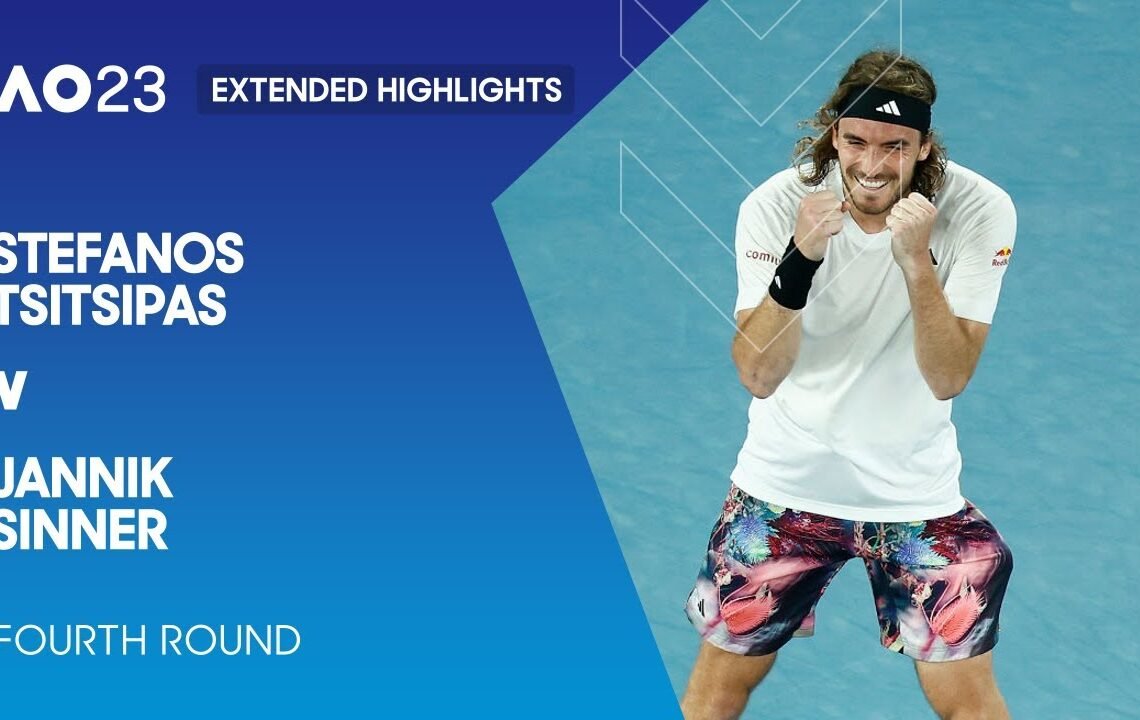 Stefanos Tsitsipas v Jannik Sinner Extended Highlights | Australian Open 2023 Fourth Round