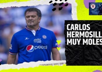 AZUL DE CORAZON…CARLOS HERMOSILLO ESTA MUY MOLESTO….🚂🚂😡😡.