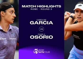 Caroline Garcia vs. Camila Osorio | 2023 Rome Round 3 | WTA Match Highlights