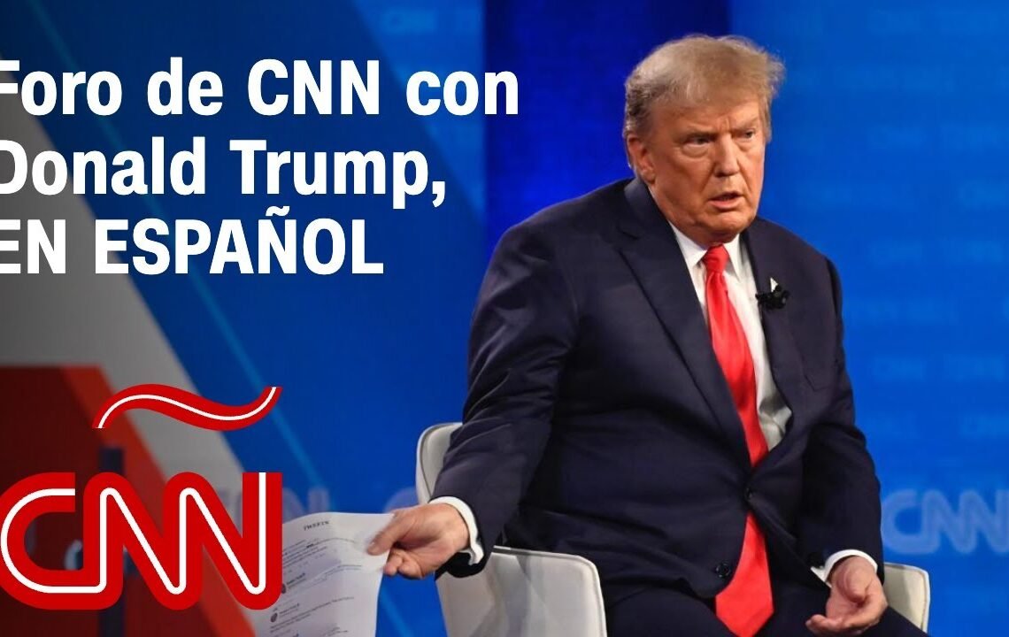 Trump vuelve a negar que perdió las elecciones de 2020 durante foro de CNN