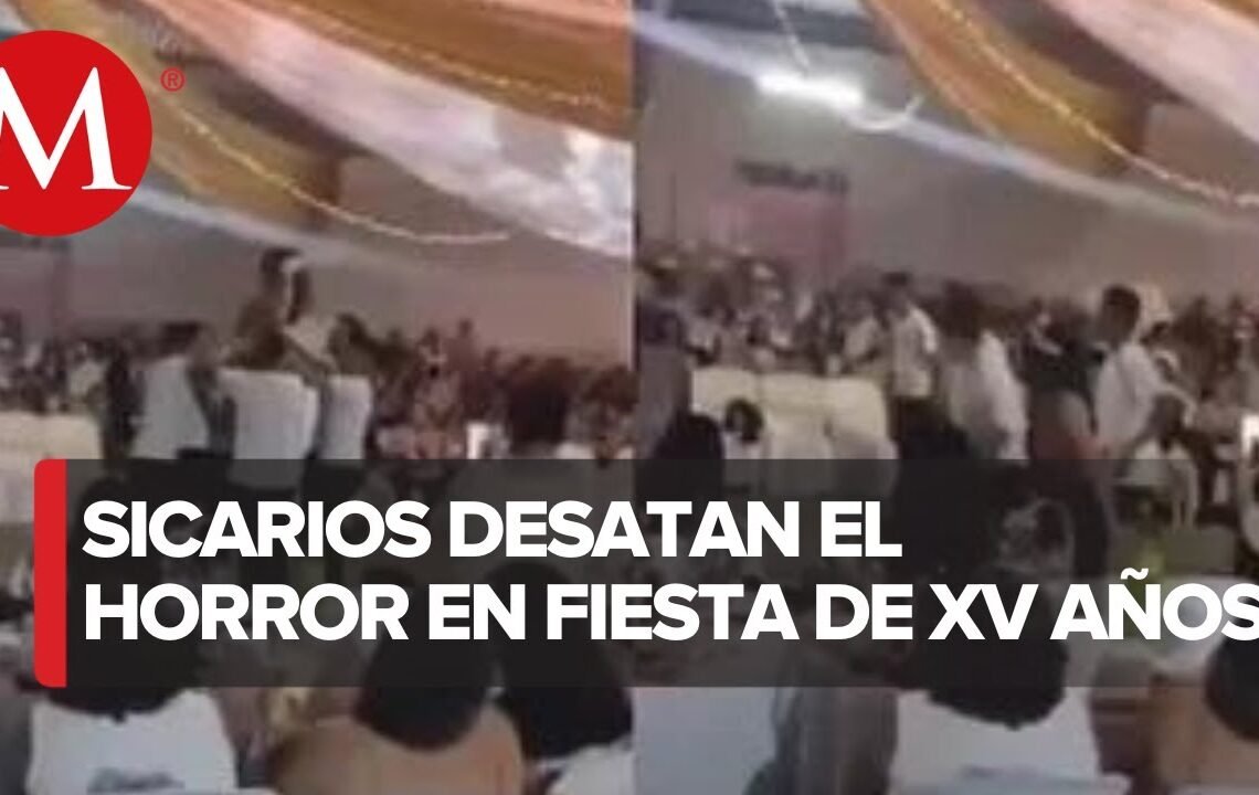 Se desata balacera en fiesta de XV años mientras la quinceañera estaba bailando en Guanajuato