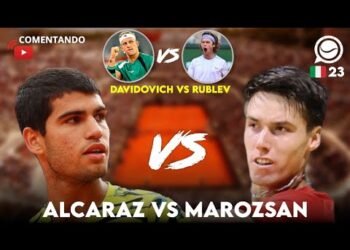 🔴 CARLOS ALCARAZ – FABIAN MAROZSAN (Y DAVIDOVICH-RUBLEV) [3R ATP ROMA] – COMENTANDO EN DIRECTO