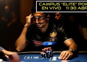 👨🏼‍🎓CAMPUS “ELITE” DE POKER EN VIVO 👨🏼‍🎓  [ DIA 1 ] ✅ EN ABIERTO ✅