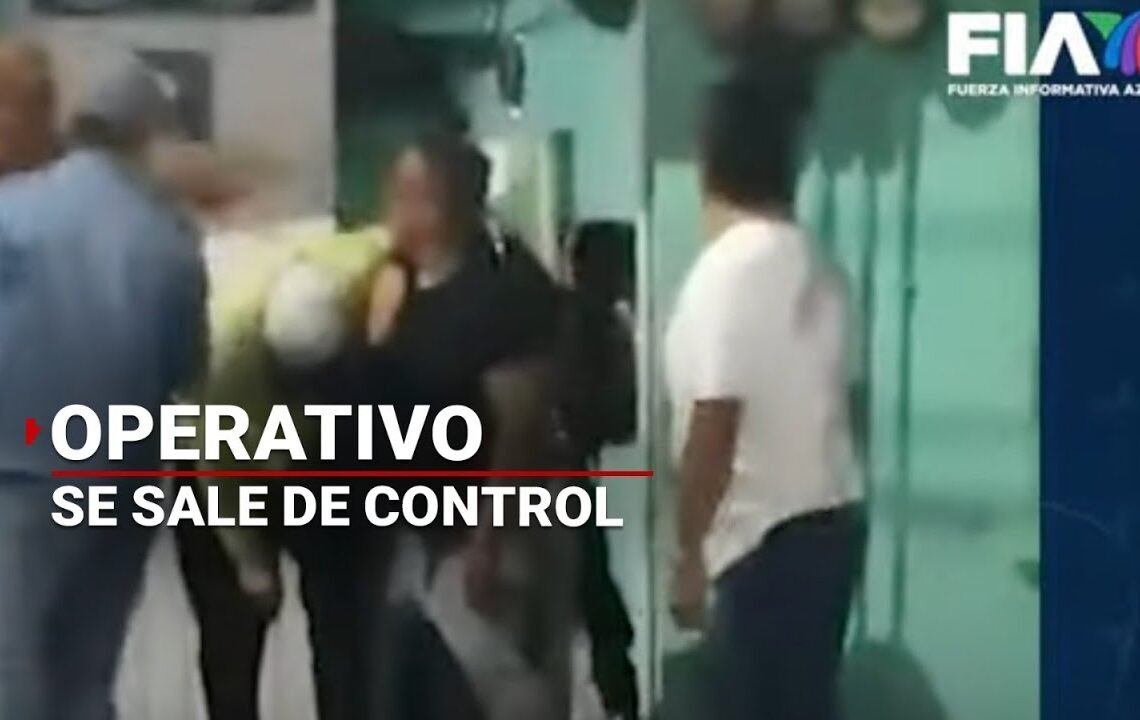 ¡OPERATIVO FUERA DE CONTROL! | Policías repelen agresión tras ser apedreados en Peñón de los Baños