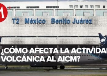 Así se ve el AICM por vuelos retrasados por ceniza volcánica del Popocatépetl