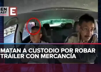 VIDEO: Matan a custodio por robar tráiler con mercancía afuera de aduana del AICM
