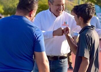 Hermosillo: Entrega Antonio Astiazarán canchas de pickleball en El Cárcamo