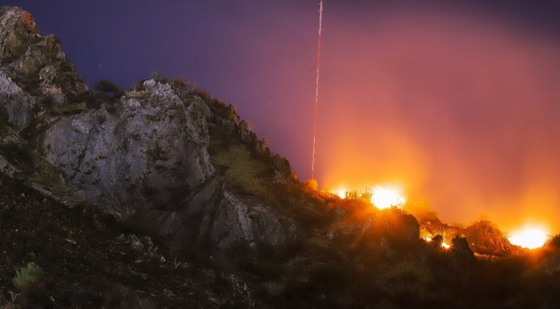 Arrestan a cuatro por provocar incendios en Hermosillo