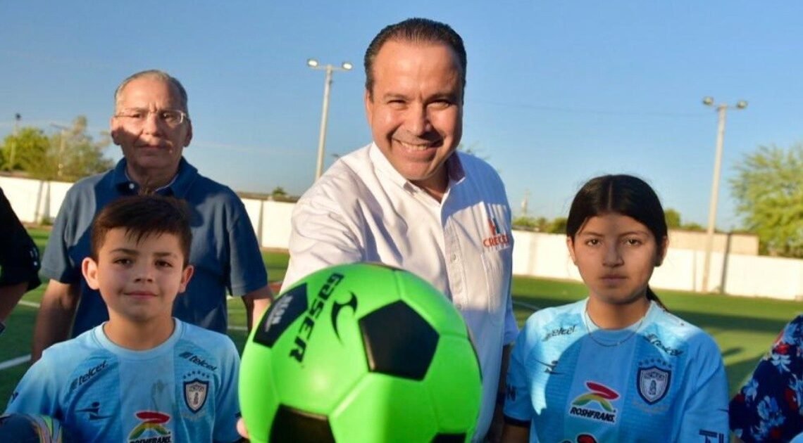 Hermosillo: Entrega Antomio Astiazarán rehabilitación de cancha del Centro Hábitat Solidaridad I Hermosillo: Entrega Antomio Astiazarán rehabilitación de cancha del Centro Hábitat Solidaridad I
