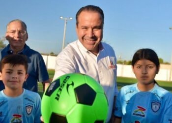 Hermosillo: Entrega Antomio Astiazarán rehabilitación de cancha del Centro Hábitat Solidaridad I