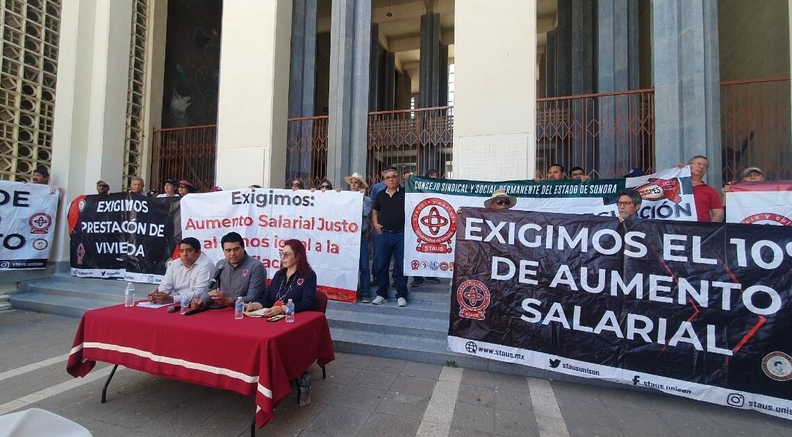 Continúan las exigencias del Staus a la Universidad de Sonora Continúan las exigencias del Staus a la Universidad de Sonora