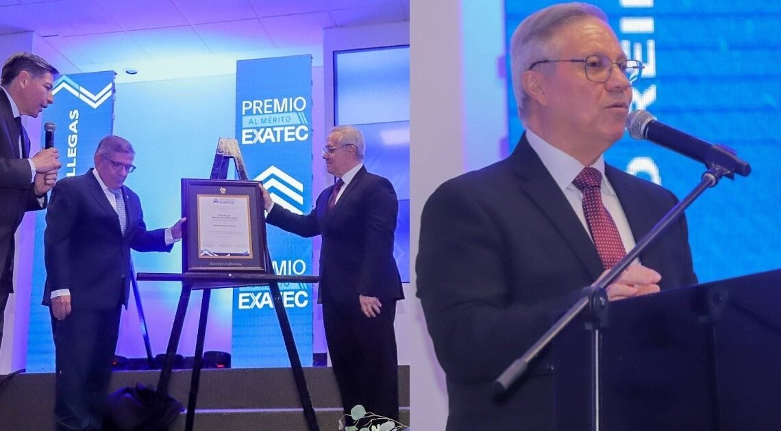 Recibe Alfonso Reina Villegas premio al Mérito Exatec 2023