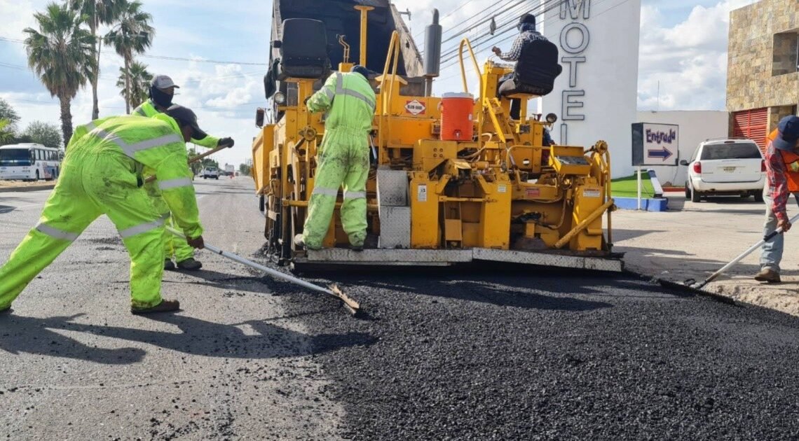 Lleva 25% de avance el mantenimiento de calles en Hermosillo