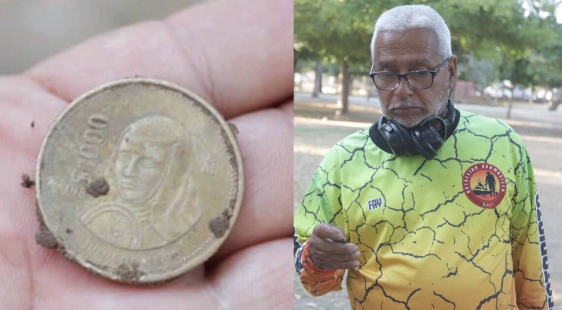Buscadores de tesoros de Hermosillo: Rafael Pacheco ya lleva más de 60 kilos de monedas Buscadores de tesoros de Hermosillo: Rafael Pacheco ya lleva más de 60 kilos de monedas