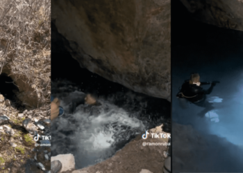 Descubren “cenote” en lo alto de la Sierra de Sonora