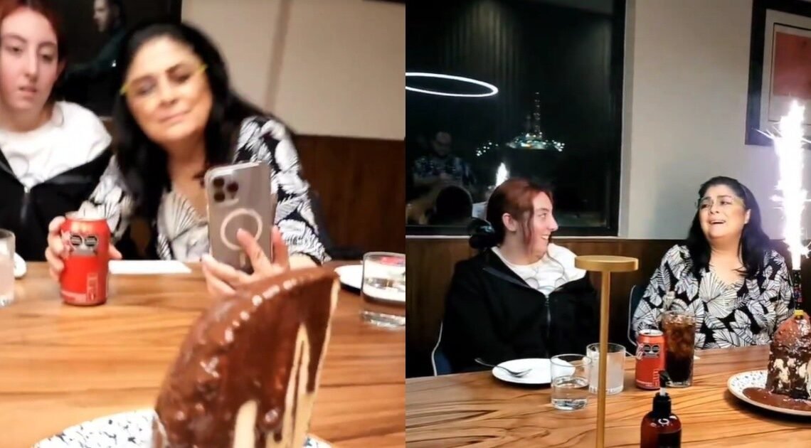 VIDEO: Victoria Ruffo celebra su cumpleaños en restaurante de Hermosillo al lado de su hija y el elenco de “Los Amantes Perfectos”