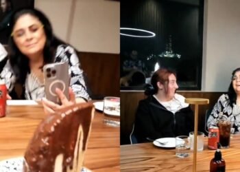 VIDEO: Victoria Ruffo celebra su cumpleaños en restaurante de Hermosillo al lado de su hija y el elenco de “Los Amantes Perfectos”