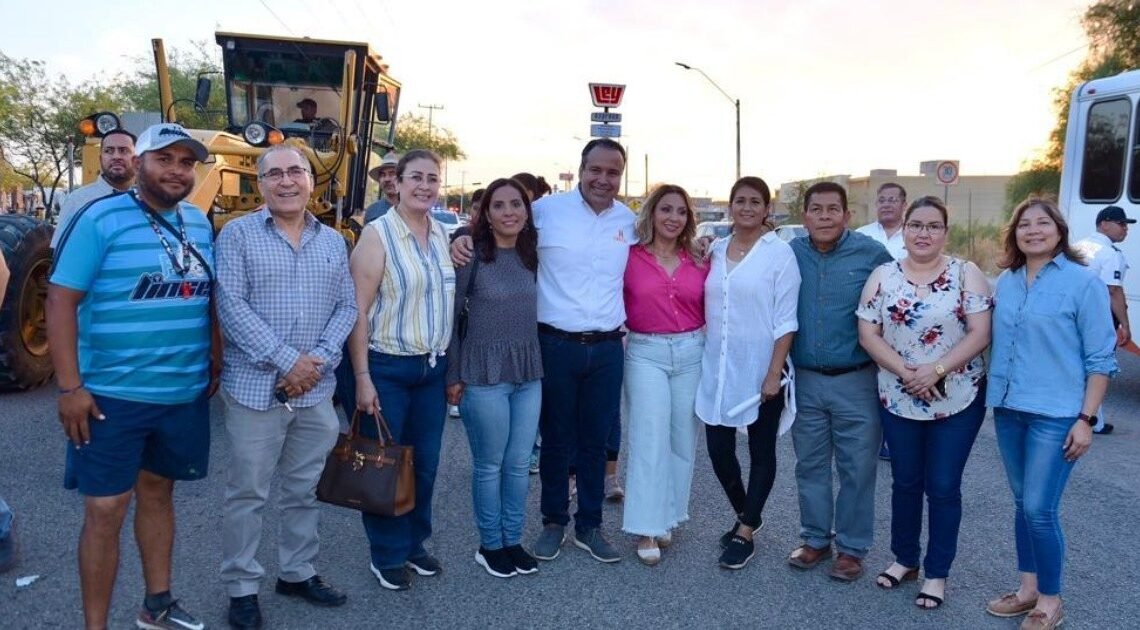 Hermosillo: Inicia Antonio Astiazarán rehabilitación con concreto de la avenida Navojoa