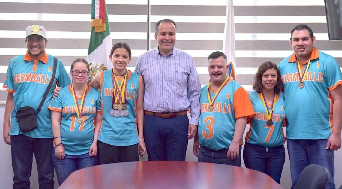 Reconoce alcalde de Hermosillo logros deportivos internacionales