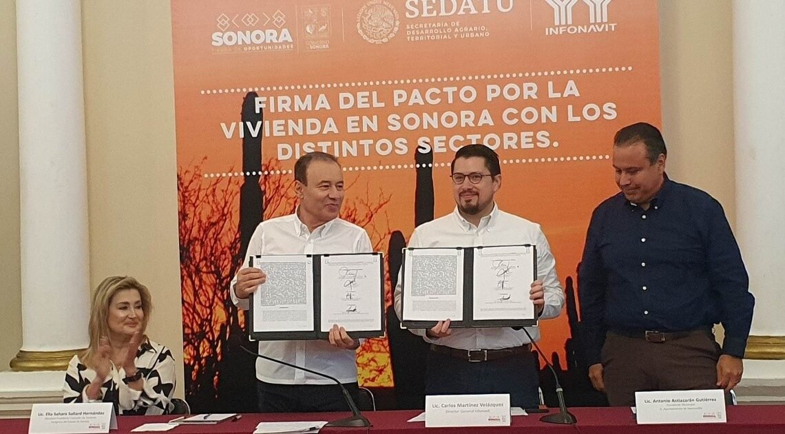 Firman pacto para reactivar la construcción de viviendas de interés social en la entidad Firman pacto para reactivar la construcción de viviendas de interés social en la entidad