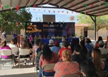 Realizan gran fiesta en primaria Socorro Berumen por 25 aniversario del plantel