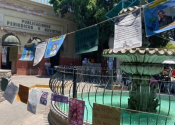 Exhiben a deudores alimenticios en “Tendedero” expuesto en el Mercado Municipal