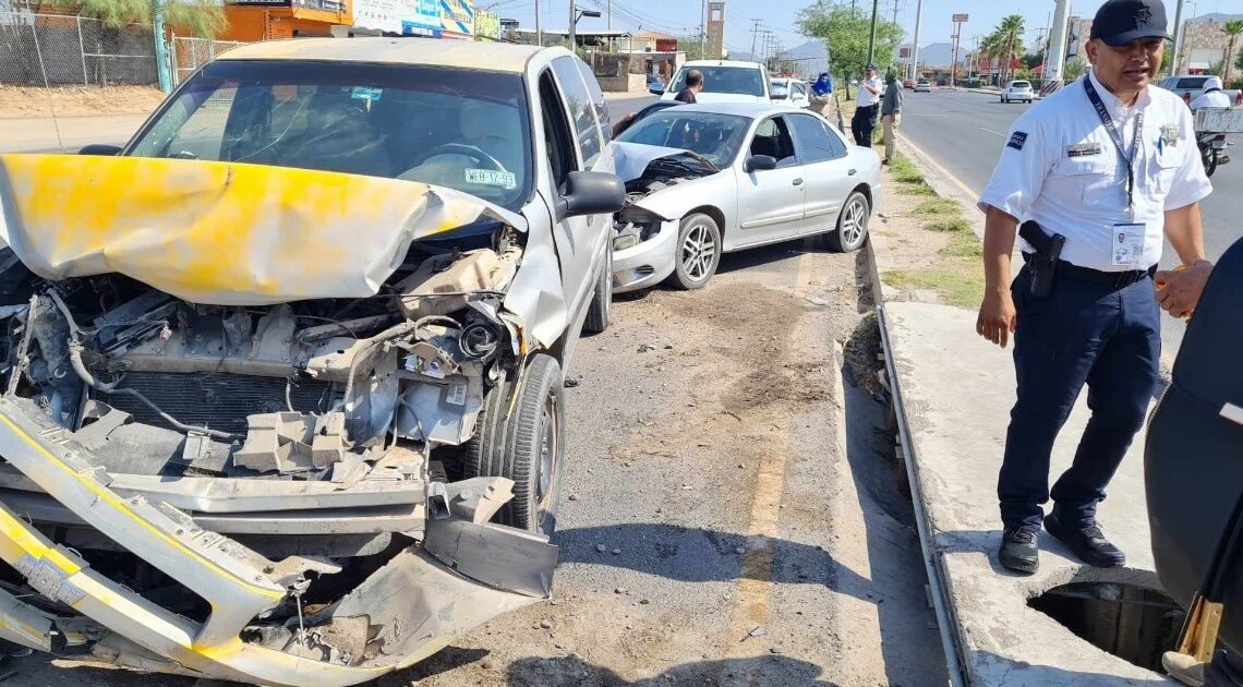 Accidentes en Hermosillo: Ocurre triple choque en Solidaridad y progreso Accidentes en Hermosillo: Ocurre triple choque en Solidaridad y progreso