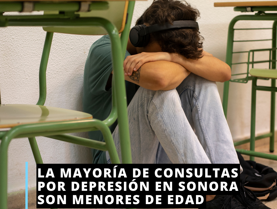 La mayoría de consultas por depresión en Sonora son menores de edad La mayoría de consultas por depresión en Sonora son menores de edad