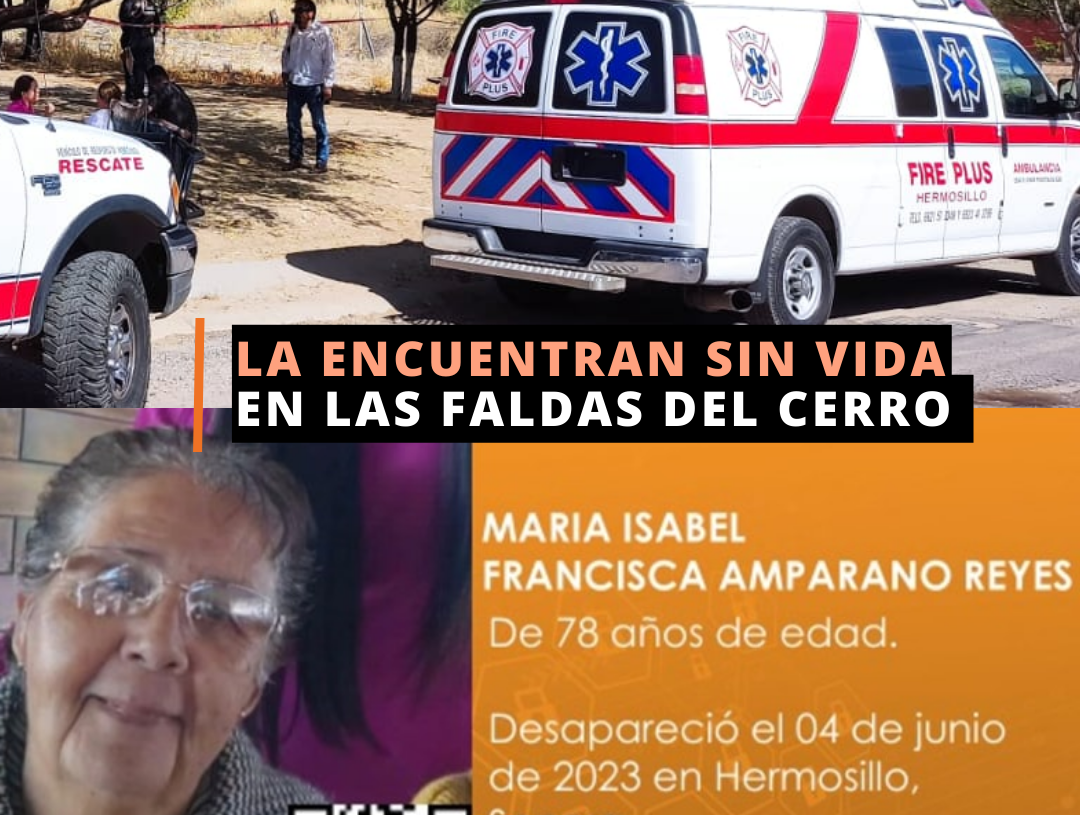 Encuentran sin vida a María Isabel