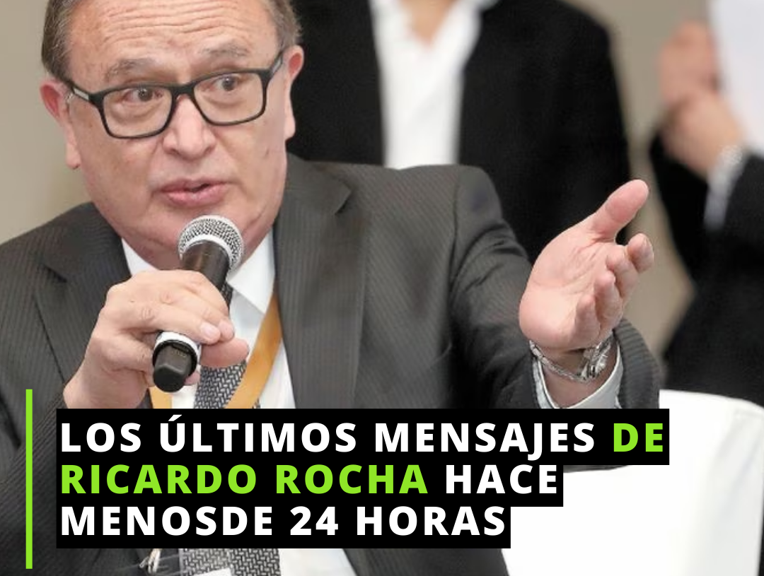 Deja mensajes Ricardo Rocha al presidente
