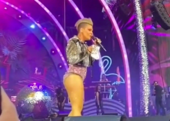 Fan lanza cenizas de su madre en concierto de Pink
