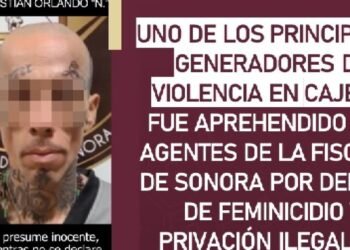 Capturan a “El Chichán”, uno de los principales criminales en Cajeme, por feminicidio y secuestro