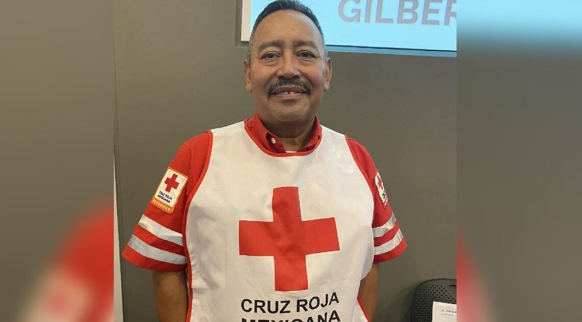 Socorrista de Cruz Roja Hermosillo asiste a ceremonia del “Día del Socorrista” tras cirugía a corazón abierto